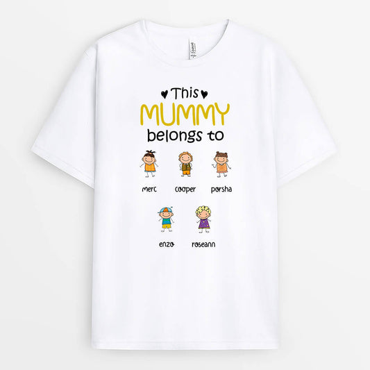 0027AUK1 Customised T shirt presents Kids Grandma Mum
