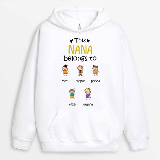 0027HUK2 Customised Hoodie presents Kids Grandma Mom