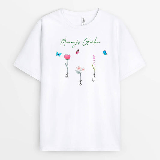 0065A340AUK1 Customised T shirts presents Flower Grandma Mum