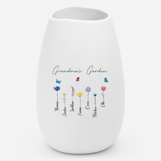 0065AUS1 personalized ceramic vase momgrandmas garden gifts for mothers day 0065aosq5a_d60f0c96 7b85 44f6 819a 1aaacaa26e94