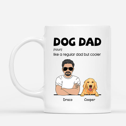 0218M108CUK2 Personalised Mug gifts Dog Grandpa Dad Dog