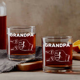 0263IUS2 custom grandpa gifts fist bump whiskey glasses 0263IKL8B
