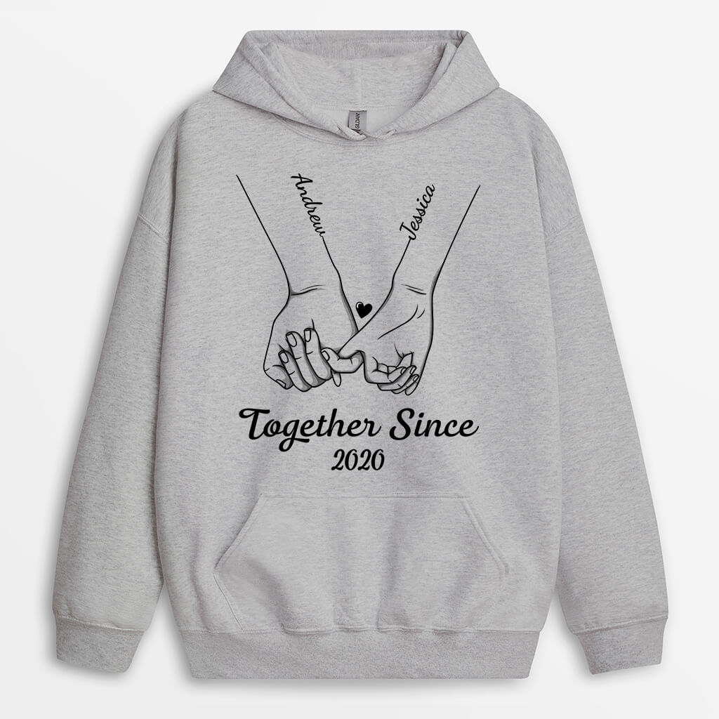 Personalised Together Since T-shirt For Lovers Couples - Personal Chic