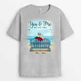 0482AUK2 Personalised T shirts Gifts Lovers Couple