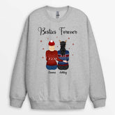 0508WUK1 Personalised Sweatshirts Gifts Friends Besties Christmas
