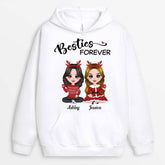 0574HUK1 Personalised Hoodie Gifts Friends Besties Best Friends