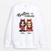 0574WUK1 Personalised Sweatshirt Gifts Friends Besties Best Friends