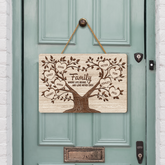 0725QUS2 personalized family tree gifts wooden family name signs_ 0725QTT8I