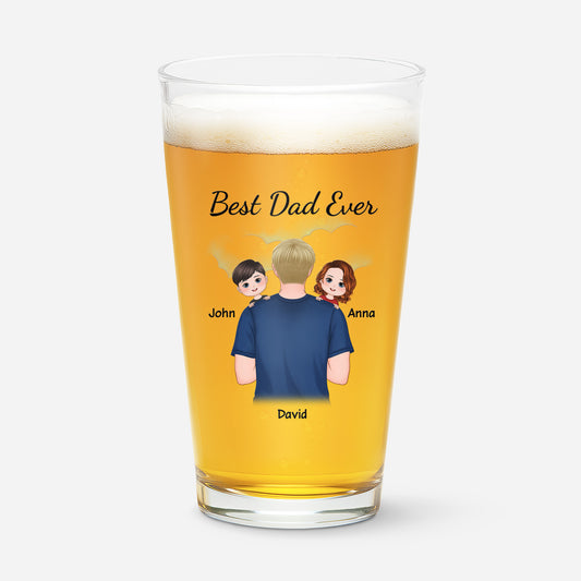 0771IUS1 personalized beer glasses best dad ever gifts 0771ITM0B