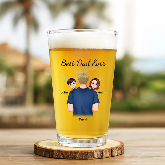 0771IUS2 personalized beer glasses best dad ever gifts 0771ITM0B
