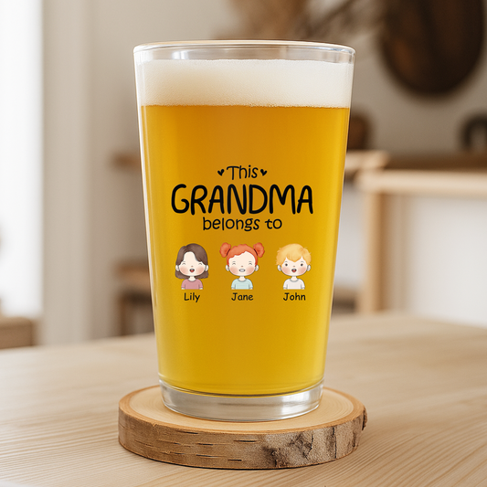 0827IUS2 personalized beer glasses this daddy belongs to gifts_ 0827I8N8B