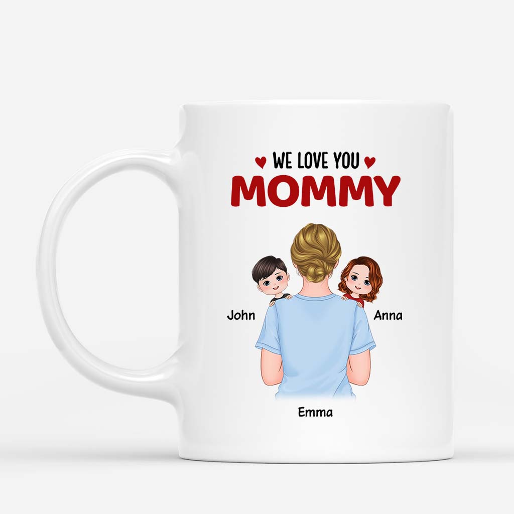 0830AUK1 Personalized T shirts Gifts Shoulder Grandma Mom