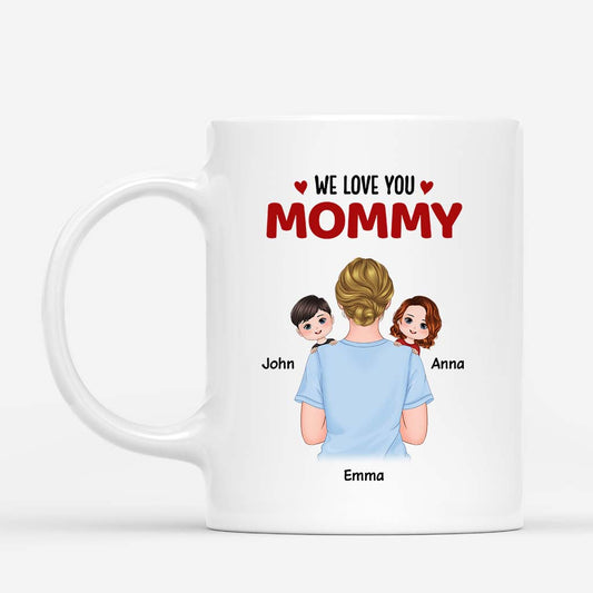 0830AUK1 Personalized T shirts Gifts Shoulder Grandma Mom