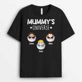 0855AUK1 Personalised T shirts Gifts Astronaut Grandma Mom