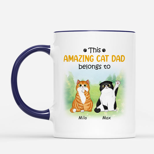0902AUK2 Personalised Mug Gifts Flower Cat Lovers_ea1a66b1 1b65 42ad 983d b2ca3246d1a4