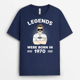 0907AUK2 Personalised T shirt Gifts Year Grandad Dad