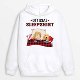 0914HUK1 Personalised Hoodie Gifts Sleeping Dog Lovers