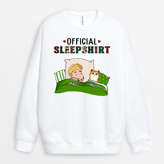 0914WUK1 Personalised Sweatshirt Gifts Sleeping Dog Lovers_e5144392 3a38 4dcf bfab 8db11558b29b