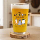 0938IUS2 personalized beer glasses gifts for cat lovers 0938I8T8D