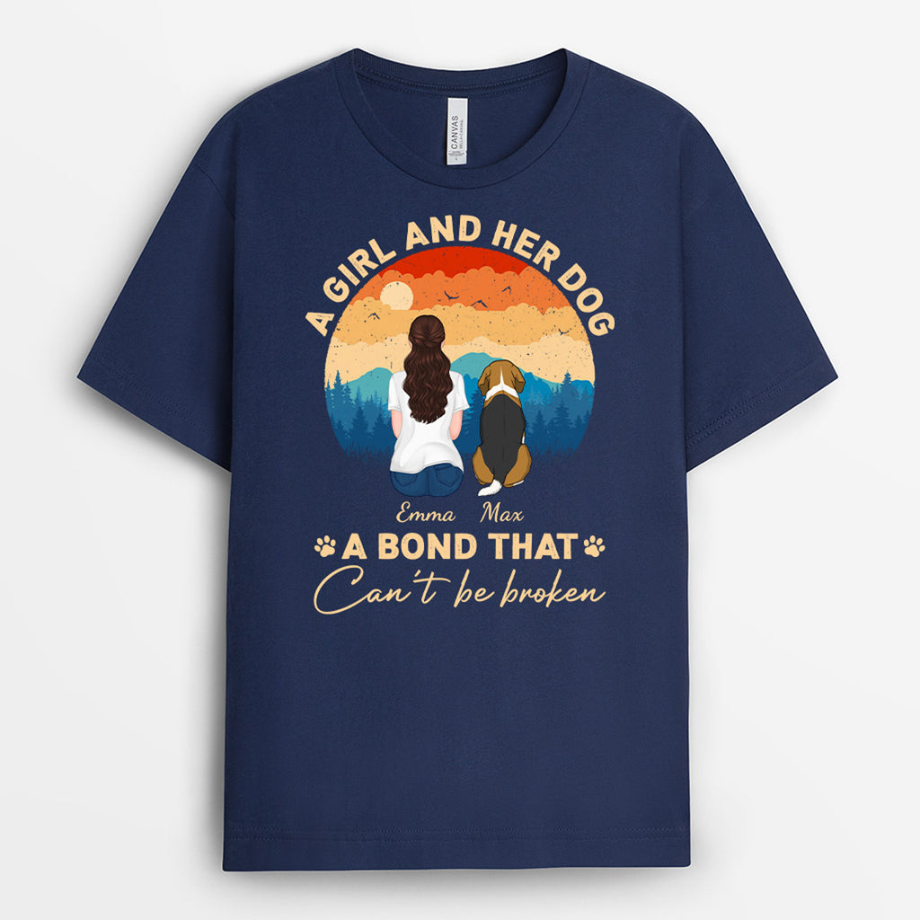 0939AUK1 Personalised T shirts Gifts Dog Dog Lovers