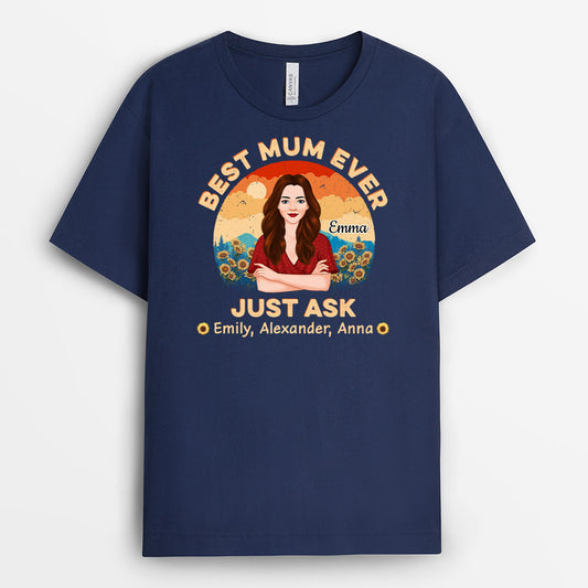 0947AUK2 Personalised T shirts Gifts Grandma Grandma Mum Mothers Day