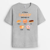 0992AUK1 Personalised T shirts Gifts Cartoon Grandad Dad