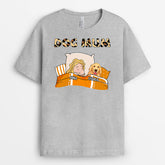 0996AUK2 Personalised T shirts Gifts Portrait Dog Lovers
