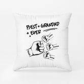 1006PUK2 Personalised Pillows Gifts Fist Bump Grandad Dad