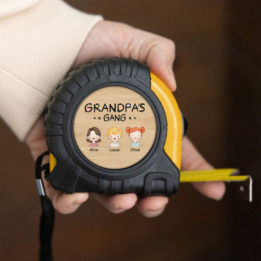 1017OUS2 personalized measuring tape dad gift with kids names 1017OTQ8B