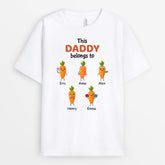 1019AUK2 Personalised T shirts Gifts Carrots Grandad Dad