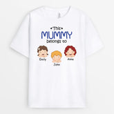 1025AUK1 Personalised T shirts Gifts Grandma Mum