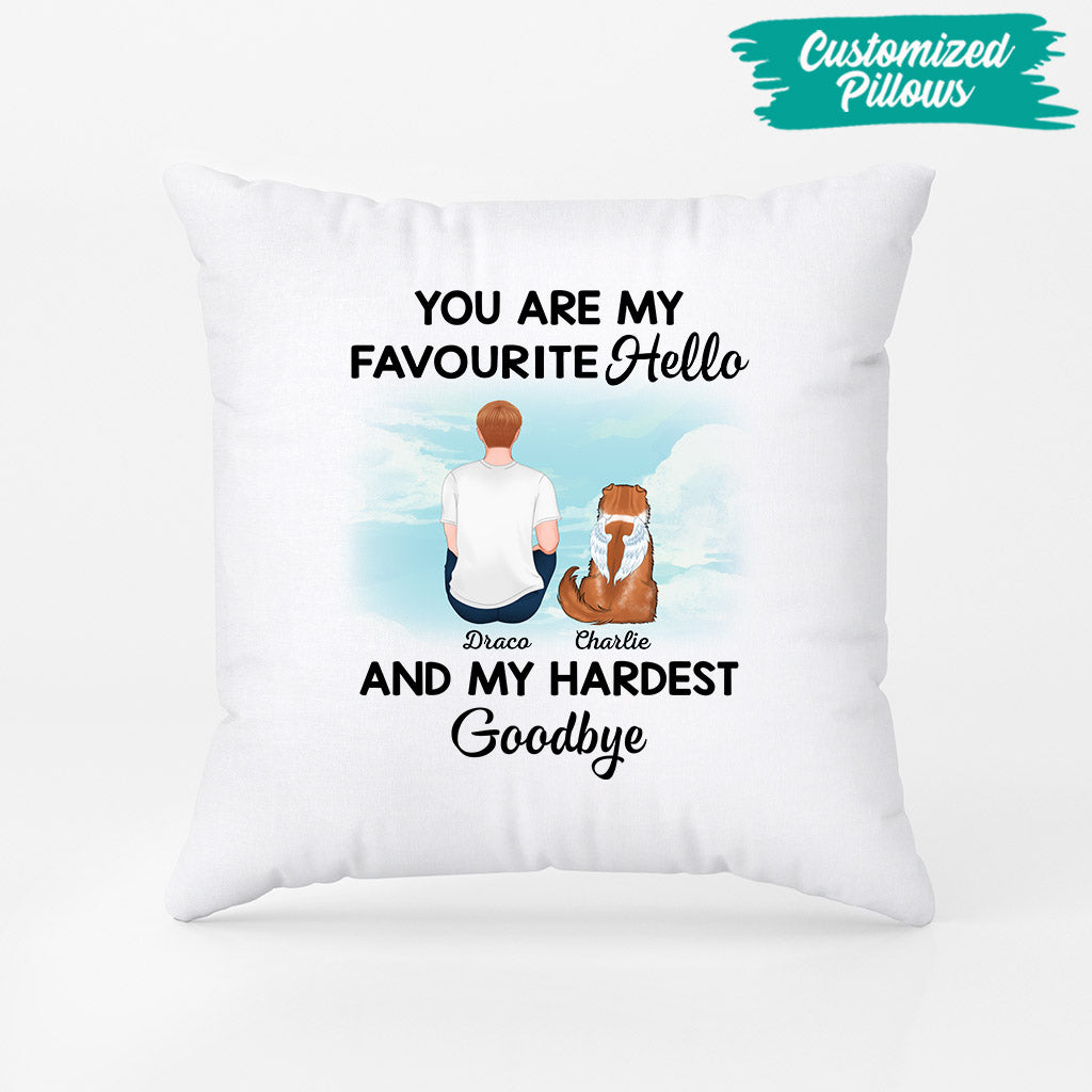1028PUK2 Personalised Pillows Gifts Memorial Cat Lovers