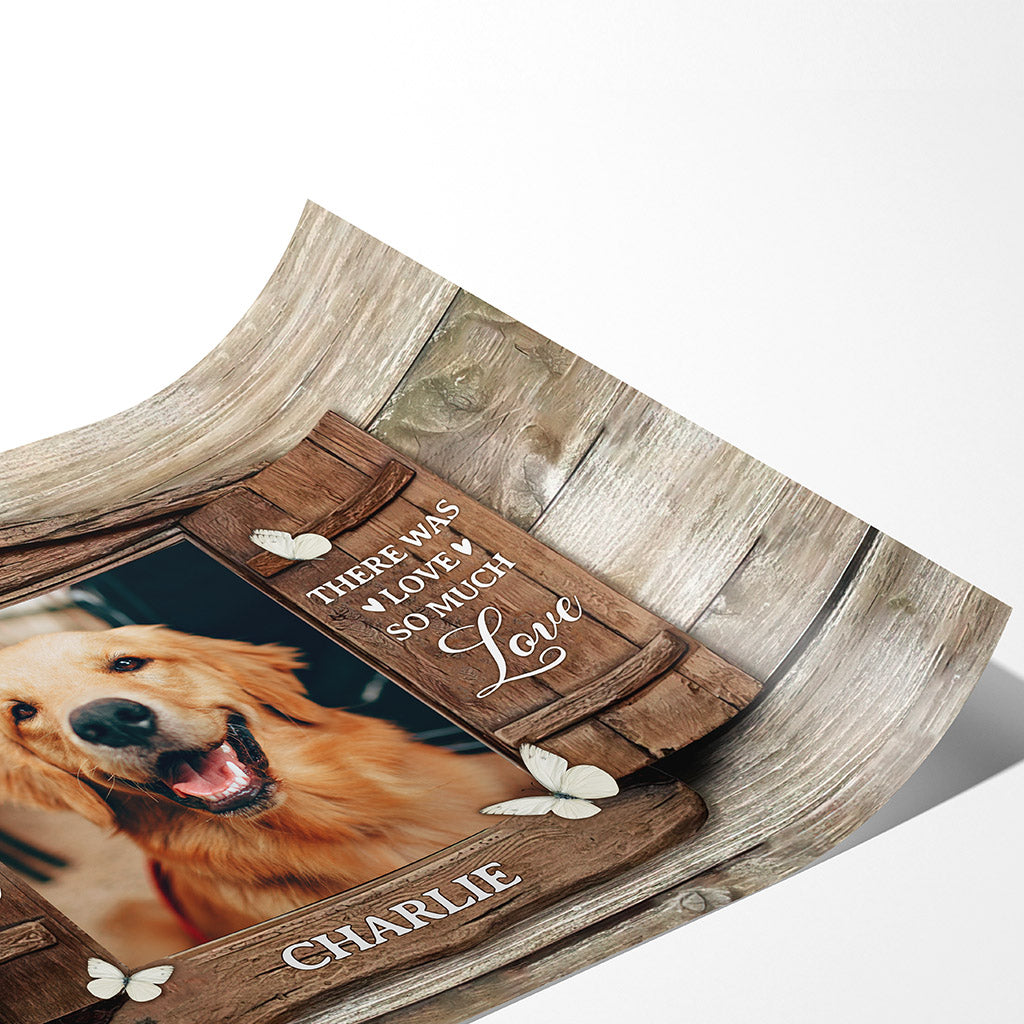 1036SUK2 Personalised poster Gifts Hello Goodbye Dog Lovers