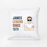1040PUK2 Personalised Pillows Gifts Legend Grandad Dad