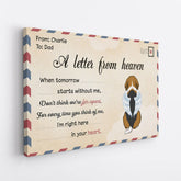1042CUK2 Personalised Canvas Gifts Dog Angel Dog Lovers