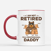 1044MUK2 Personalised Mugs Gifts Bear Grandad Dad