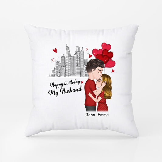 1075PUK2 Personalised Pillows Gifts Birthday Boyfriend Husband