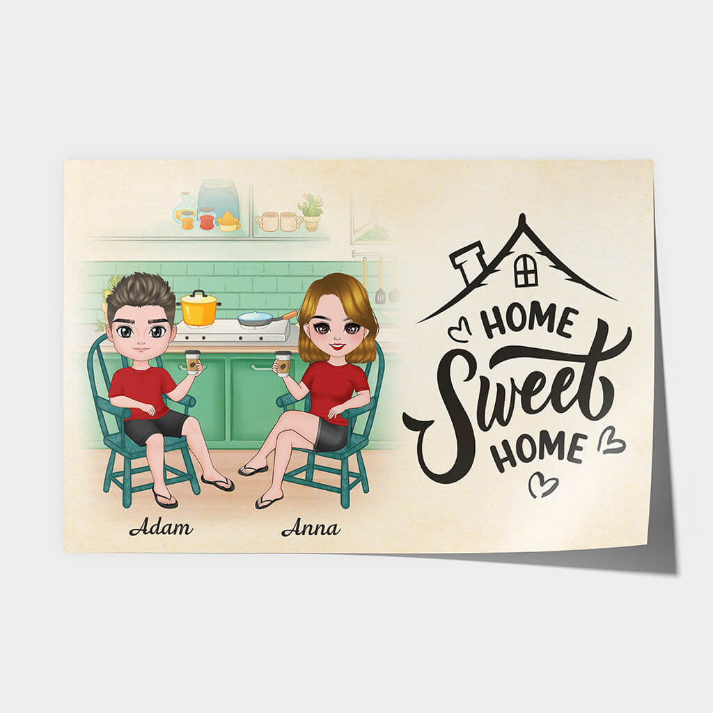 1077SUK1 Personalised Posters Gifts Home Housewarming Family