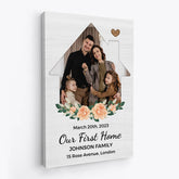 1080CUK2 Personalised Canvas Gifts Home Housewarming Family
