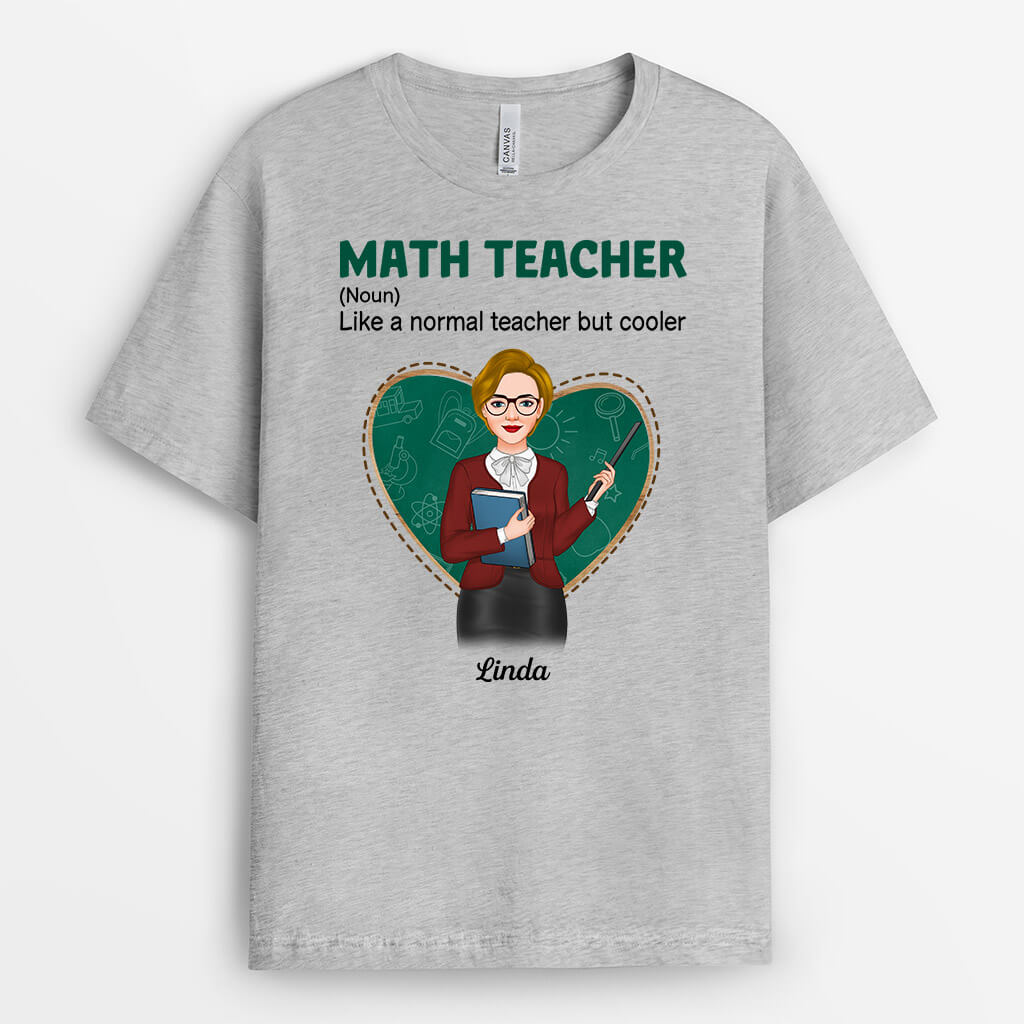 1086AUK1 Personalised T Shirts Gifts Teacher Teachers