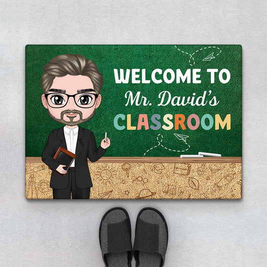 1094DUK1 Personalised Doormats Gifts Classroom Teachers