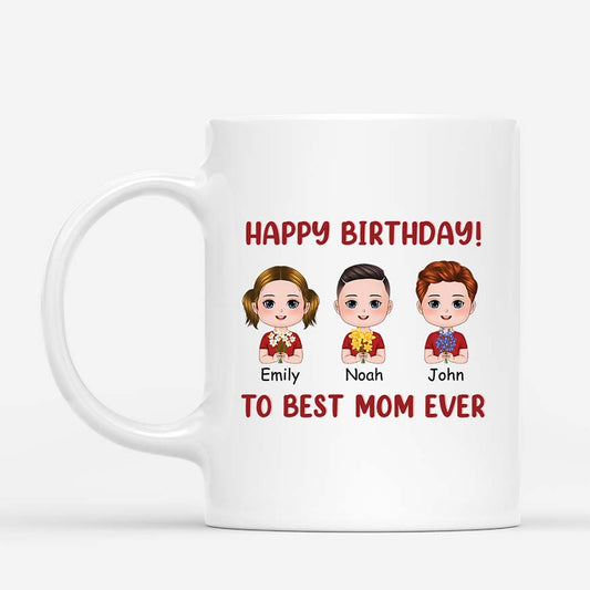 1097MUS1 Personalized Mugs Gifts Birthday Mom Grandma