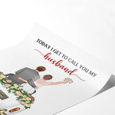 1104SUK2 Personalised Posters Gifts Wedding Groom