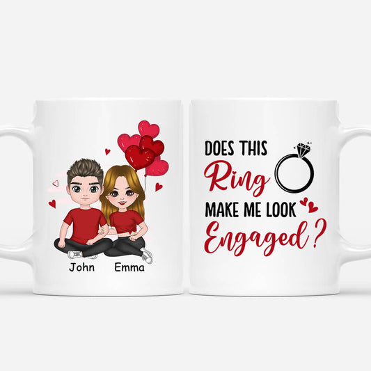 1112MUK1 Personalised Mugs Gifts Wedding Couple