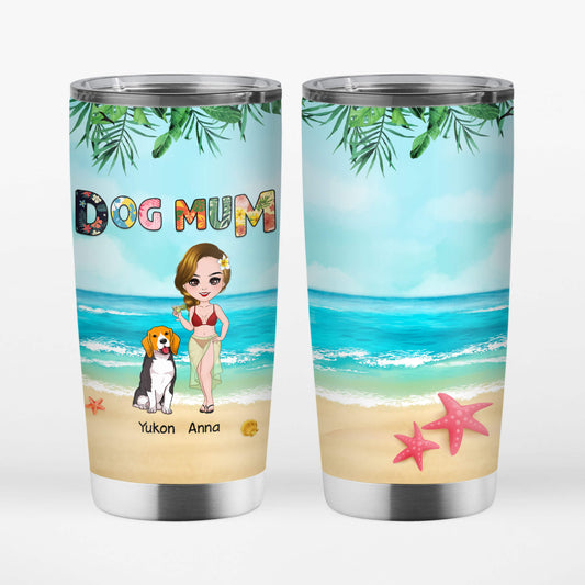 1128TUK2 Personalised Tumblers Gifts Traveling Dog Lovers