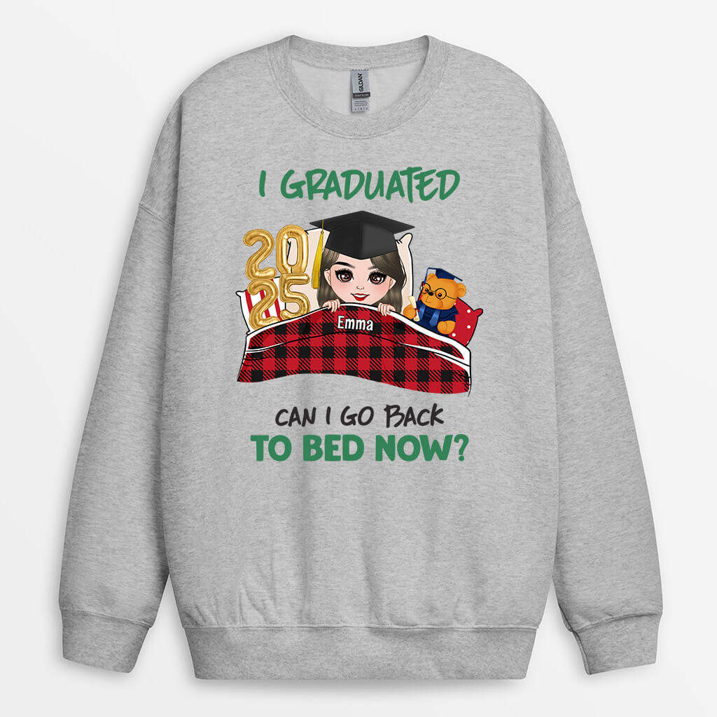 1134WUK2 Personalised Sweatshirt Gifts Graduation Friends