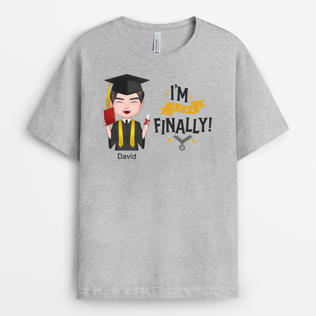 1137AUK1 Personalised T Shirt Gifts Graduation Graduates