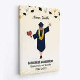 1142CUK2 Personalised Canvas Gifts Her Graduation
