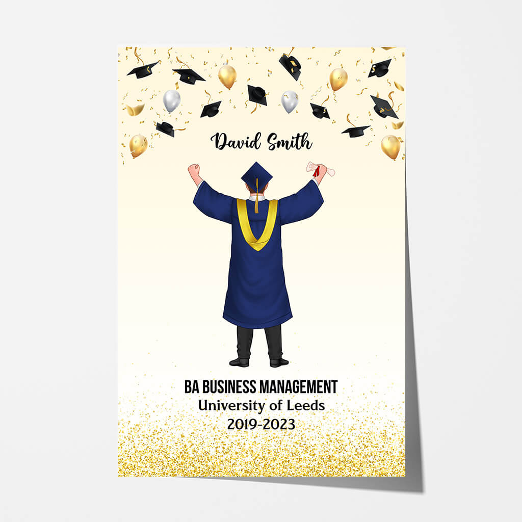 1142SUK1 Personalised Posters Gifts Her Graduation