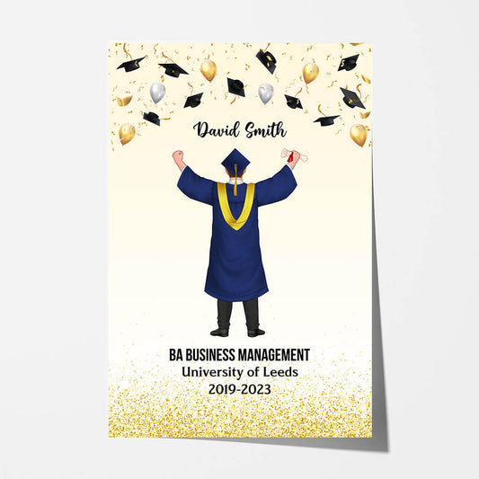 1142SUK1 Personalised Posters Gifts Her Graduation